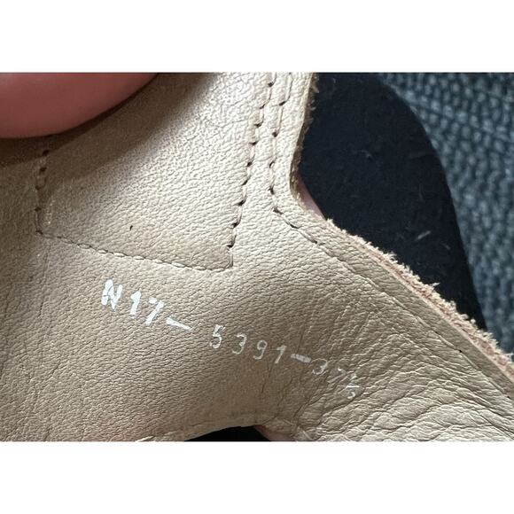 Pedro Garcia Willa Suede Sandals Chunky Heels Size 37.5 - Picture 6 of 6